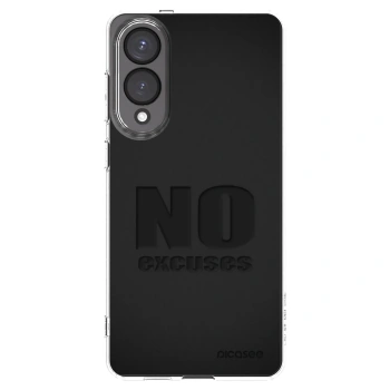 Picasee silikónový prehľadný obal pre Samsung Galaxy S25 Edge 5G - No Excuses