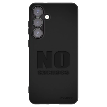 Picasee silikónový čierny obal pre Samsung Galaxy S25+ 5G - No Excuses
