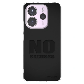 Picasee silikónový prehľadný obal pre Xiaomi Redmi Note 14 4G - No Excuses