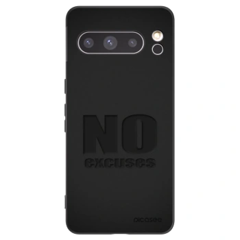 Picasee silikónový čierny obal pre Google Pixel 8 Pro - No Excuses