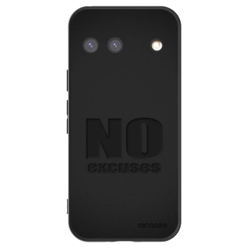 Picasee silikónový čierny obal pre Google Pixel 9 - No Excuses