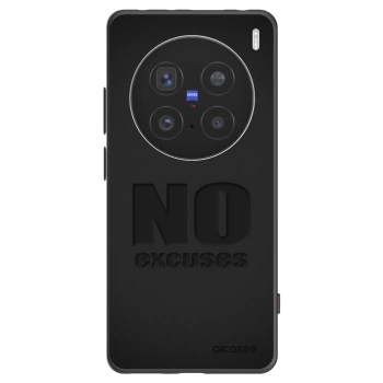 Picasee silikónový čierny obal pre Vivo X200 Pro - No Excuses