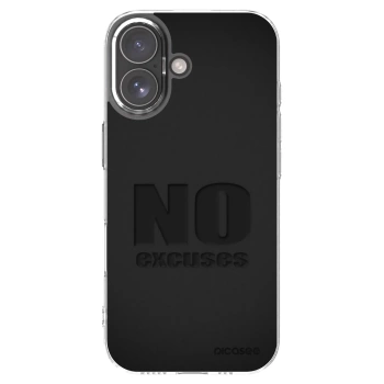Picasee silikónový prehľadný obal pre Apple iPhone 17 - No Excuses