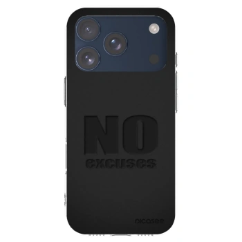 Picasee silikónový prehľadný obal pre Apple iPhone 17 Pro - No Excuses