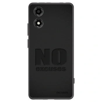 Picasee silikónový čierny obal pre Motorola Moto E14 - No Excuses