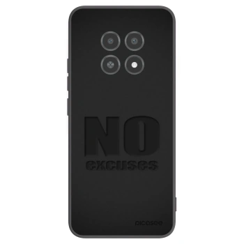 Picasee silikónový čierny obal pre Realme 12X - No Excuses