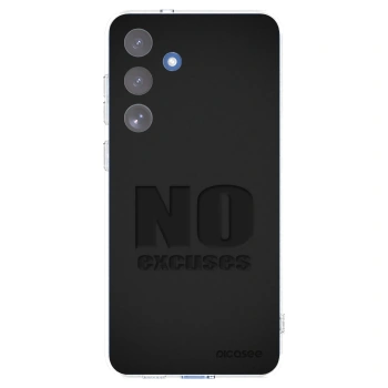 Picasee silikónový prehľadný obal pre Samsung Galaxy S25 FE 5G - No Excuses