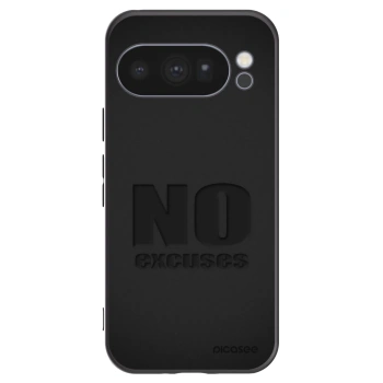 Picasee silikónový čierny obal pre Google Pixel 10 Pro - No Excuses