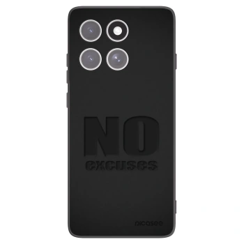 Picasee silikónový čierny obal pre Motorola Edge 60 Fusion - No Excuses