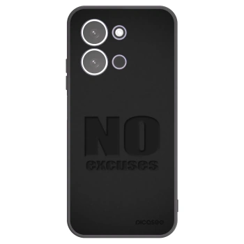 Picasee silikónový čierny obal pre Xiaomi Redmi 15C 5G - No Excuses