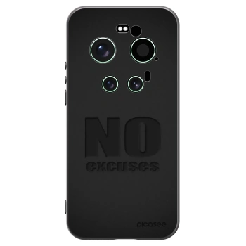 Picasee silikónový čierny obal pre Xiaomi 17 Ultra - No Excuses