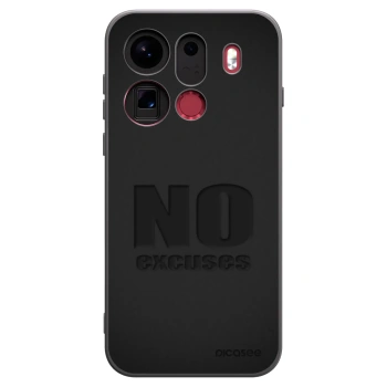 Picasee silikónový čierny obal pre OPPO Find X9 Pro - No Excuses