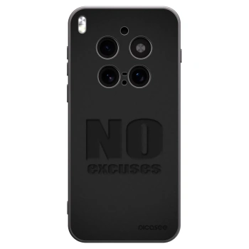 Picasee silikónový čierny obal pre Vivo X300 Pro - No Excuses