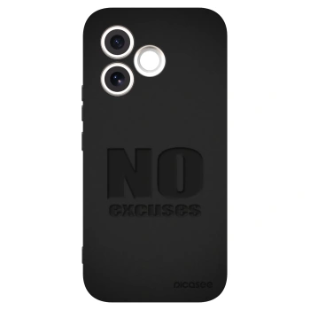 Picasee silikónový čierny obal pre Honor 600 Lite - No Excuses