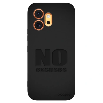 Picasee silikónový čierny obal pre Honor 600 - No Excuses