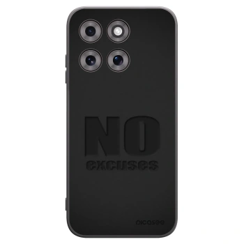 Picasee silikónový čierny obal pre Motorola Moto G77 - No Excuses