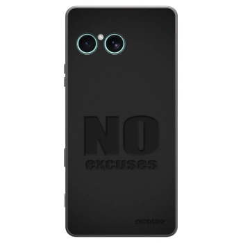 Picasee silikónový čierny obal pre Sony Xperia 10 VII - No Excuses