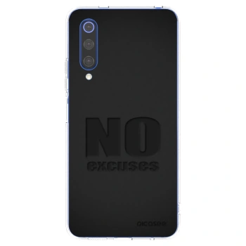Picasee silikónový prehľadný obal pre Xiaomi Mi 9 SE - No Excuses