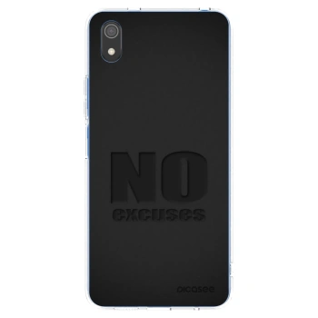 Picasee silikónový prehľadný obal pre Xiaomi Redmi 7A - No Excuses