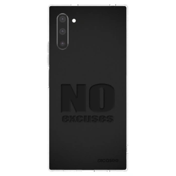 Picasee silikónový prehľadný obal pre Samsung Galaxy Note 10 N970F - No Excuses