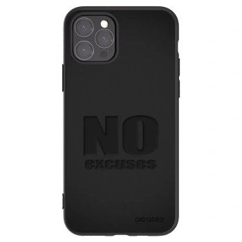 Picasee silikónový čierny obal pre Apple iPhone 11 Pro - No Excuses