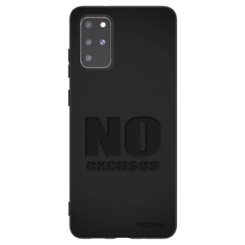 Picasee silikónový čierny obal pre Samsung Galaxy S20+ G985F - No Excuses