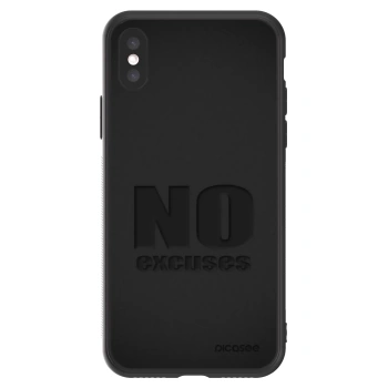 Picasee ULTIMATE CASE pro Apple iPhone X/XS - No Excuses