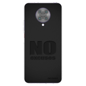 Picasee silikónový prehľadný obal pre Xiaomi Poco F2 Pro - No Excuses