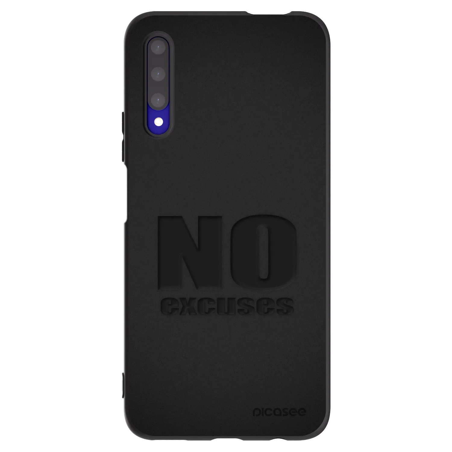 Picasee silikónový čierny obal pre Honor 9X Pro - No Excuses