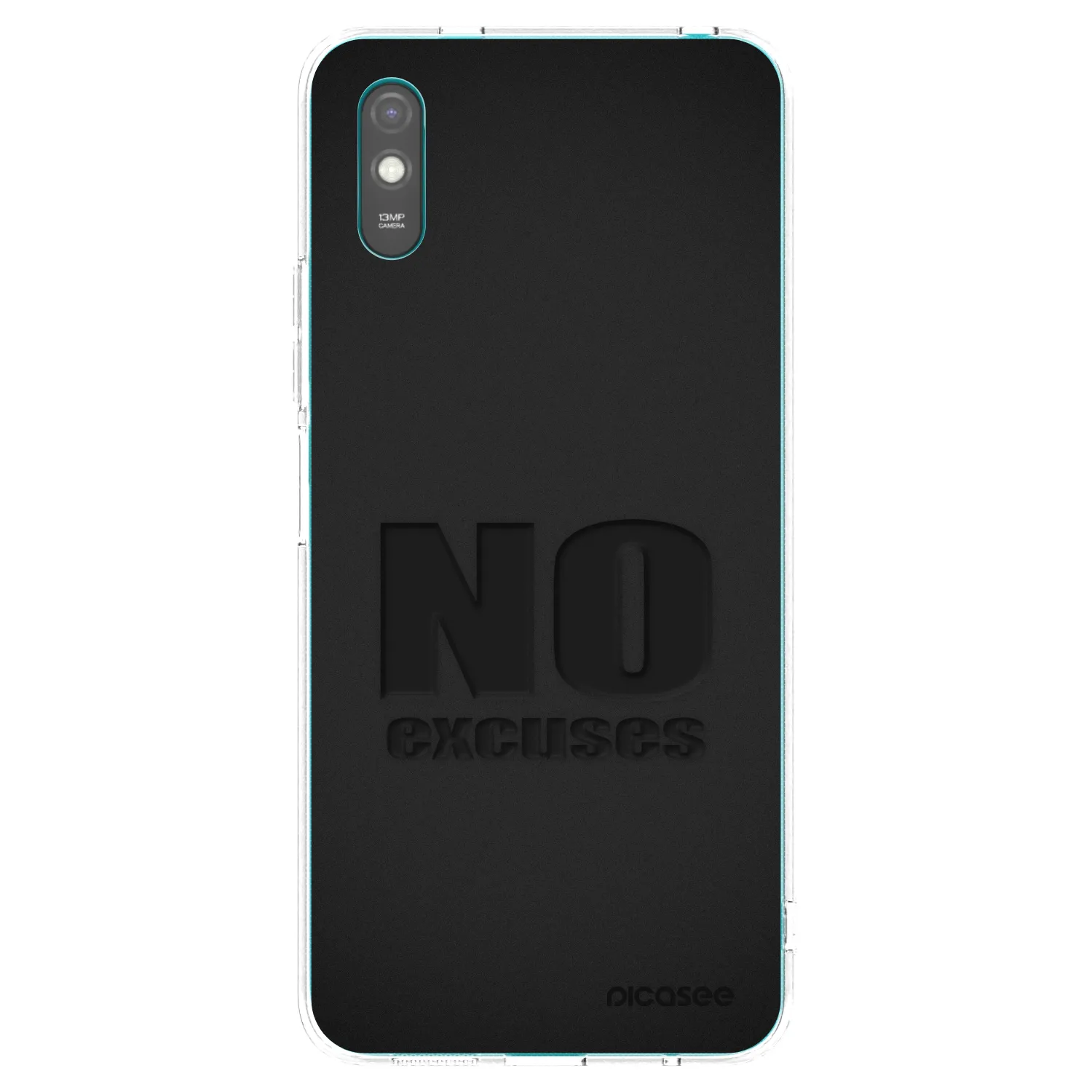 Silikónový prehľadný obal pre Xiaomi Redmi 9A - No Excuses