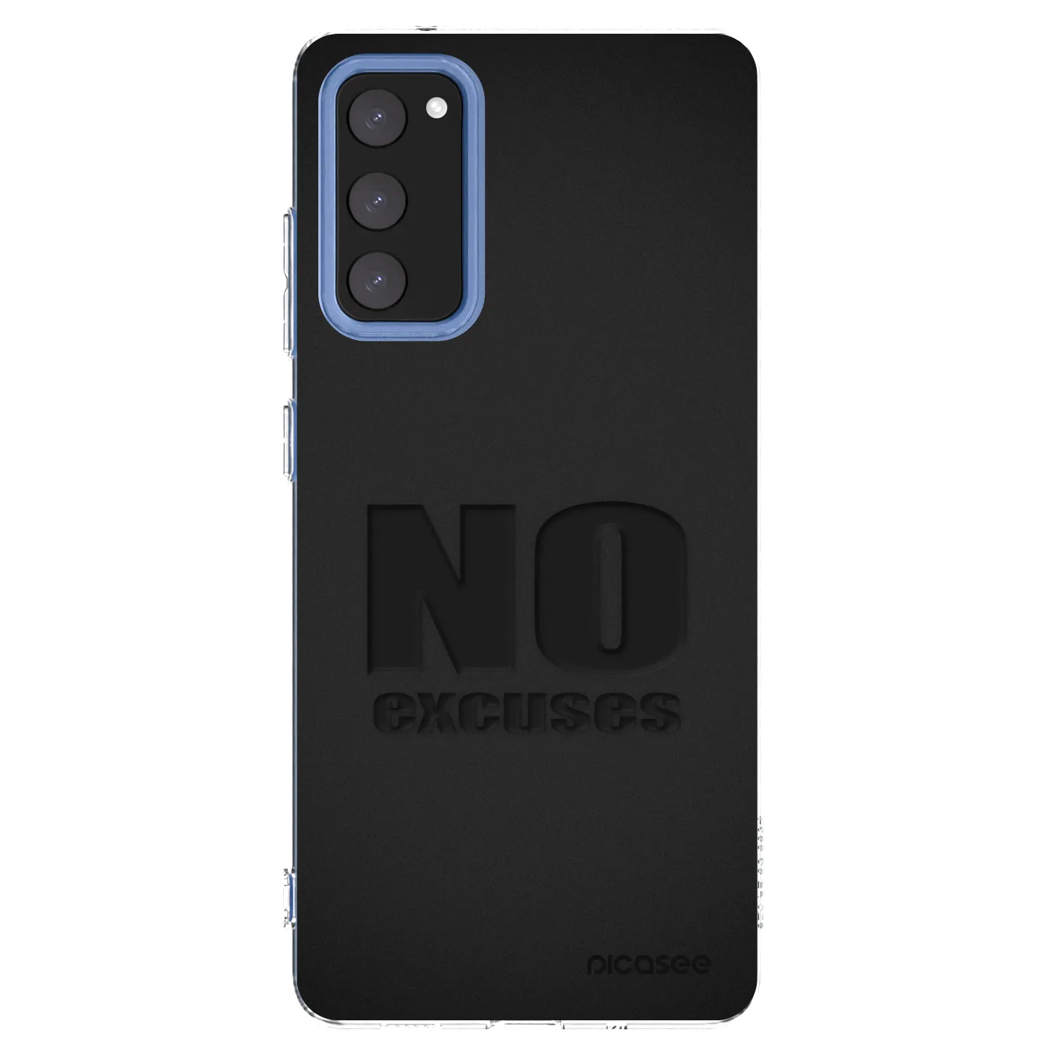 Silikónový prehľadný obal pre Samsung Galaxy S20 FE - No Excuses