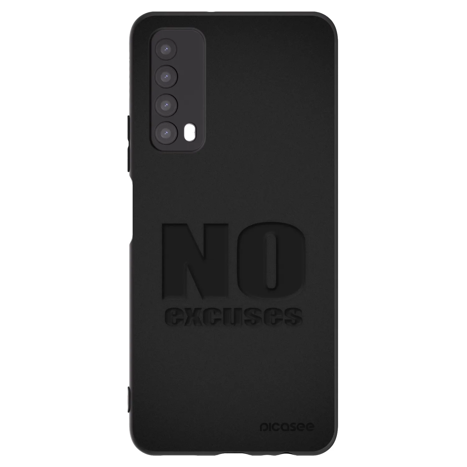 Silikónový čierny obal pre Huawei P Smart 2021 - No Excuses