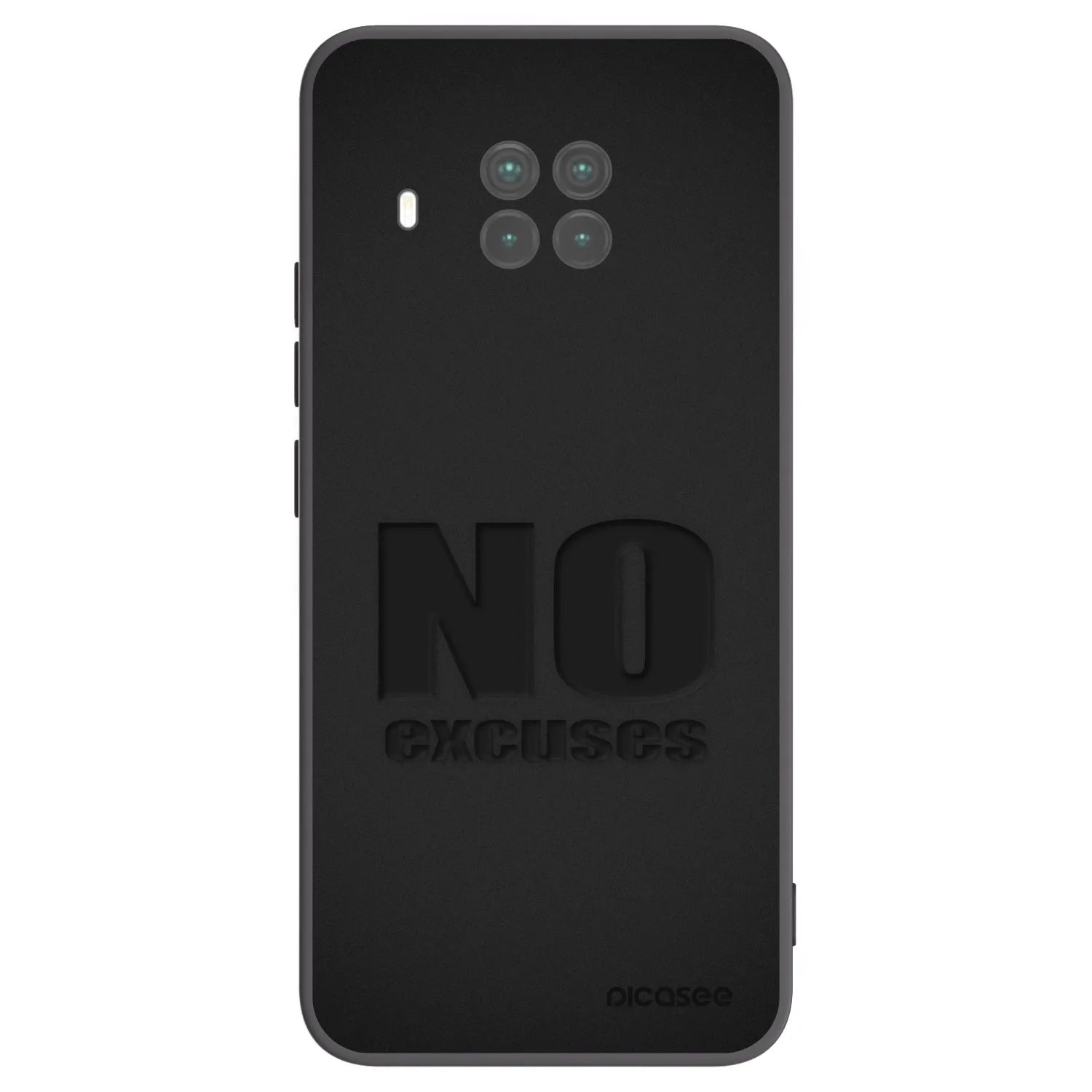 Picasee silikónový čierny obal pre Xiaomi Mi 10T Lite - No Excuses