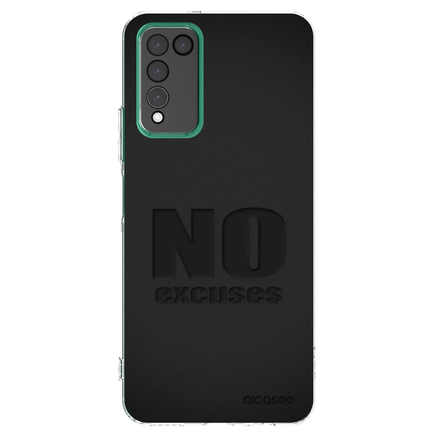 Picasee silikónový prehľadný obal pre Honor 10X Lite - No Excuses