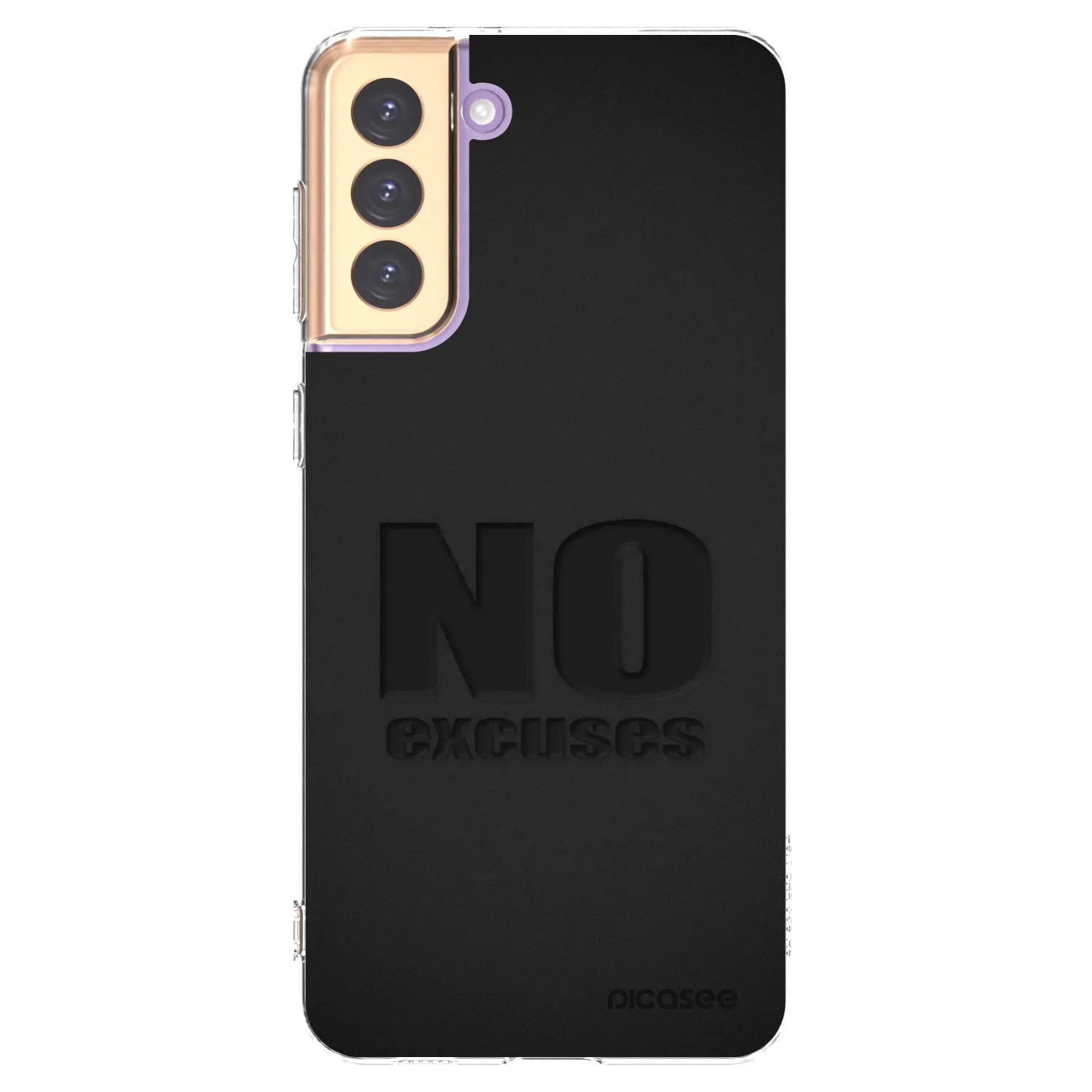 Picasee silikónový prehľadný obal pre Samsung Galaxy S21+ 5G G996F - No Excuses