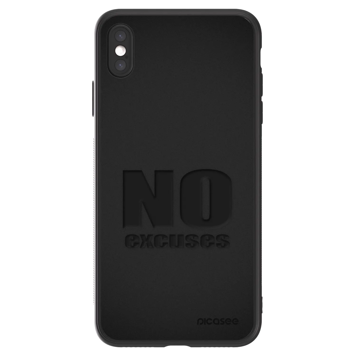 Picasee ULTIMATE CASE pro Apple iPhone XS Max - No Excuses