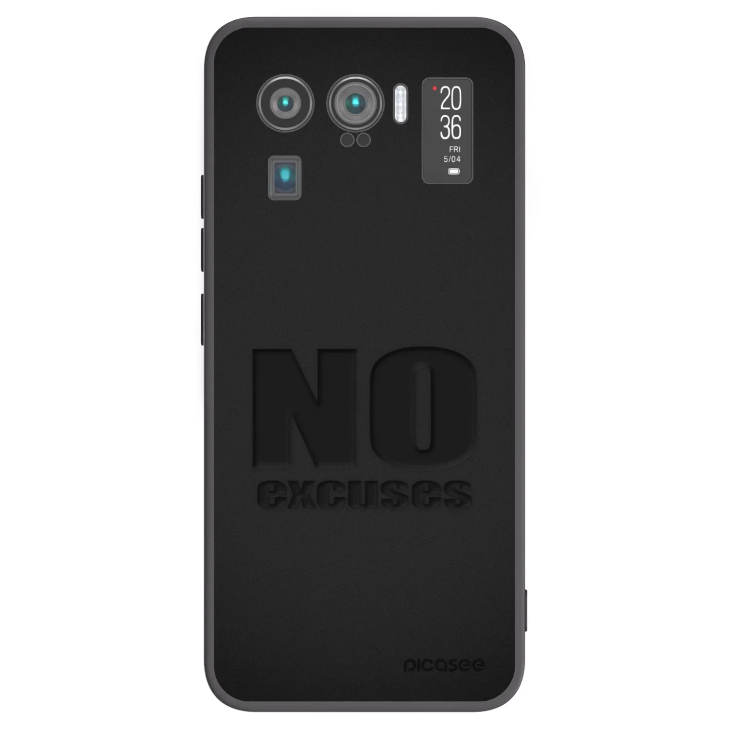 Picasee silikónový čierny obal pre Xiaomi Mi 11 Ultra - No Excuses