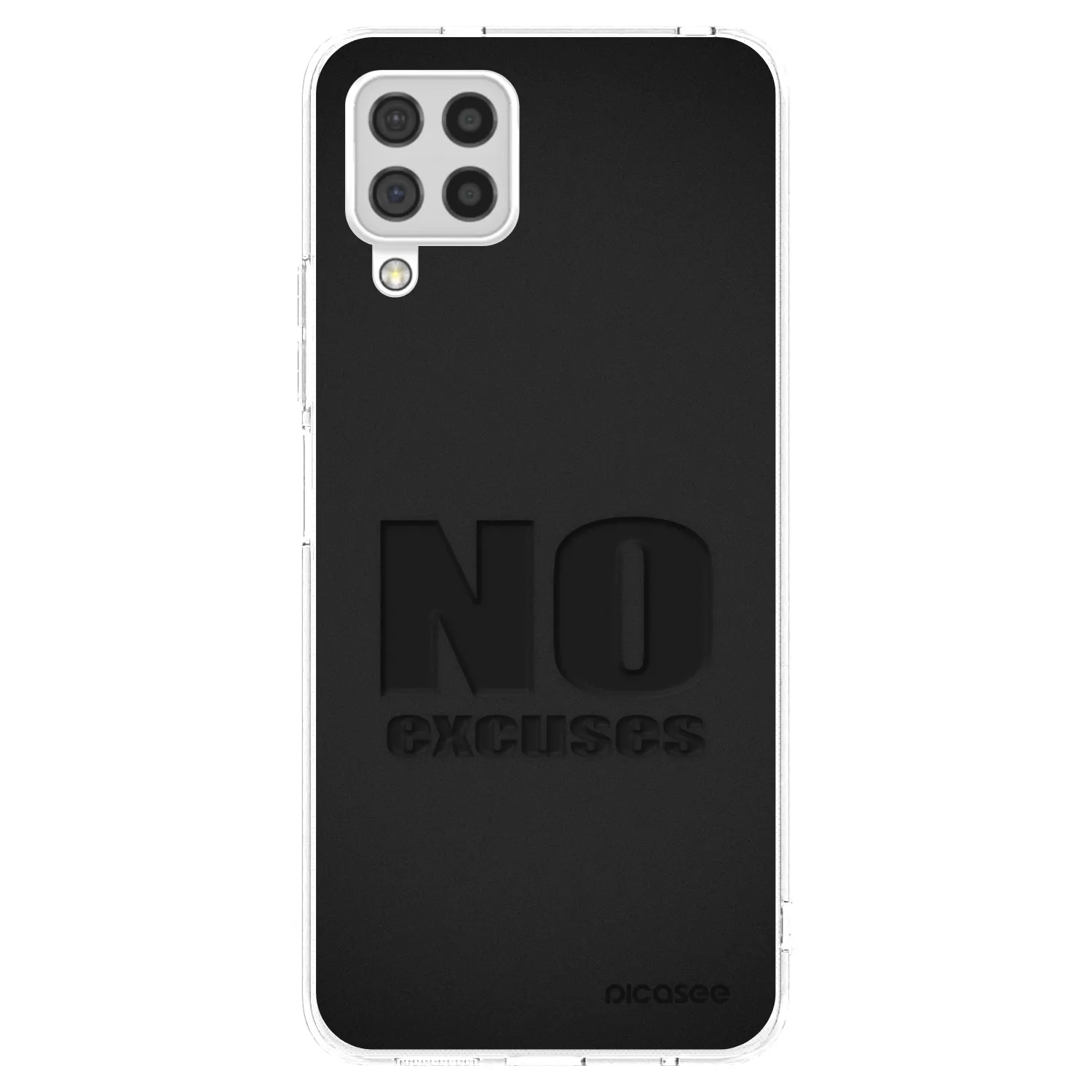 Picasee silikónový prehľadný obal pre Samsung Galaxy A22 A225F 4G - No Excuses