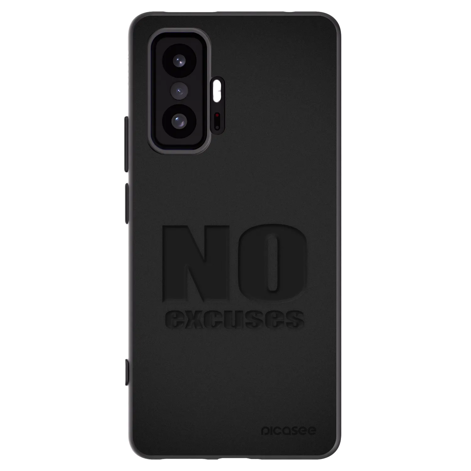 Picasee silikónový čierny obal pre Xiaomi 11T Pro - No Excuses