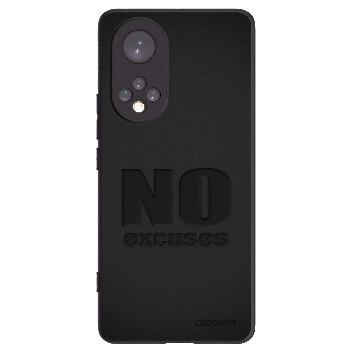 Picasee silikónový čierny obal pre Honor 50 5G - No Excuses