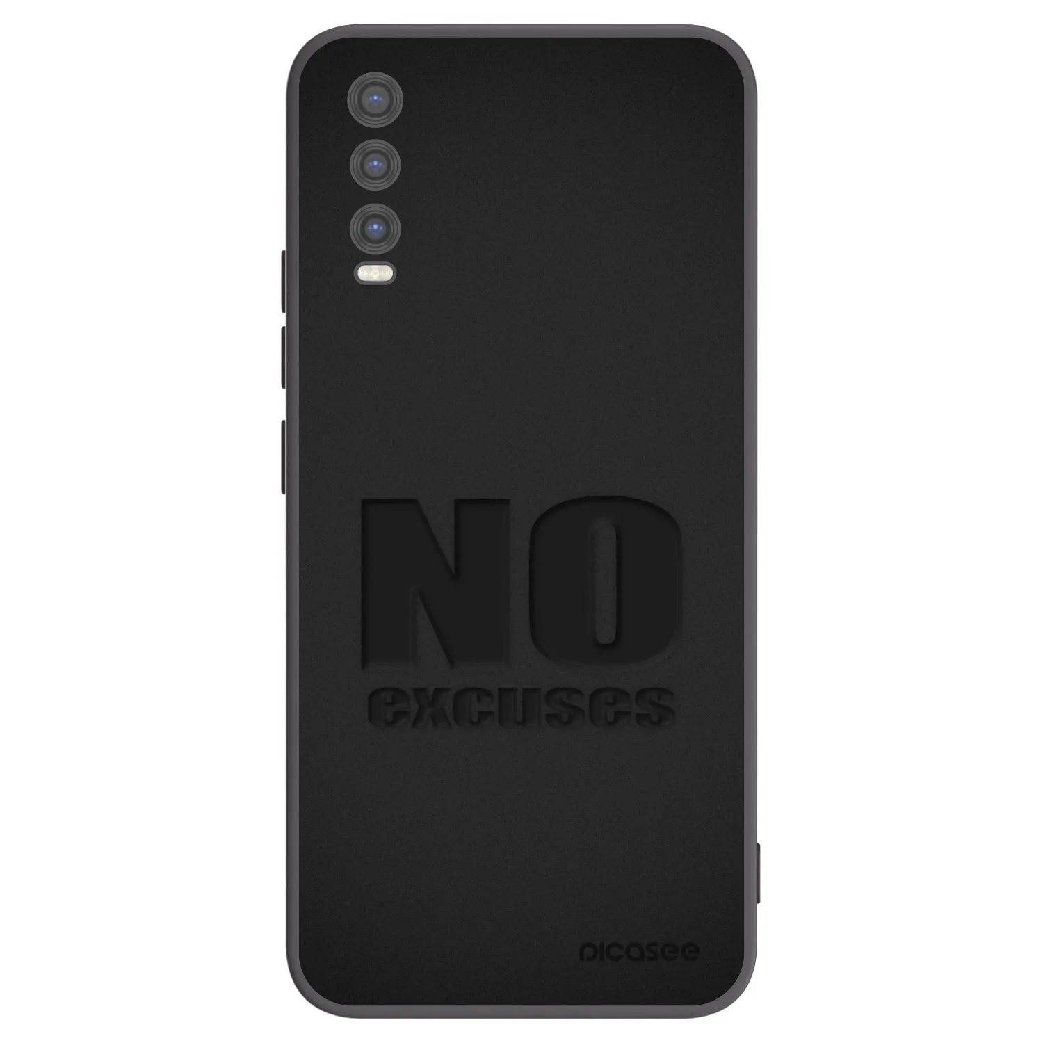 Picasee silikónový čierny obal pre Vivo Y20s - No Excuses