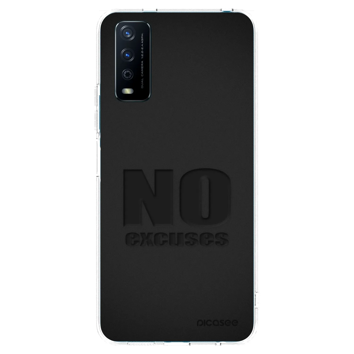 Picasee silikónový prehľadný obal pre Vivo Y11s - No Excuses