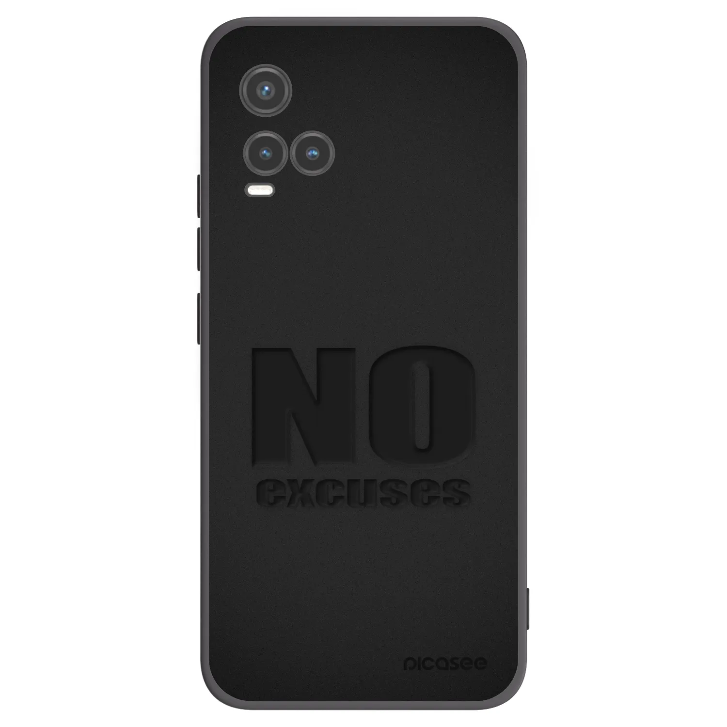 Picasee silikónový čierny obal pre Vivo Y33s - No Excuses