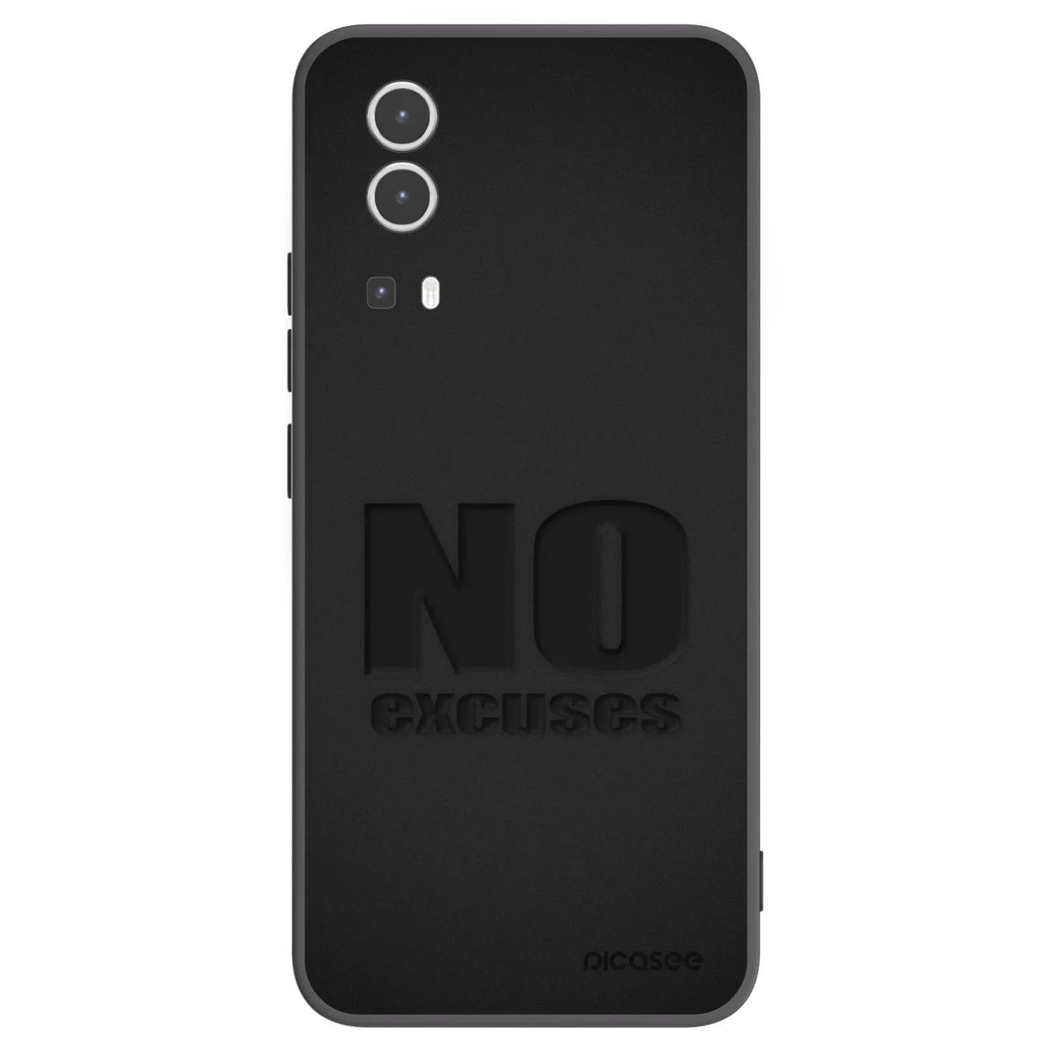 Picasee silikónový čierny obal pre Vivo Y72 5G - No Excuses