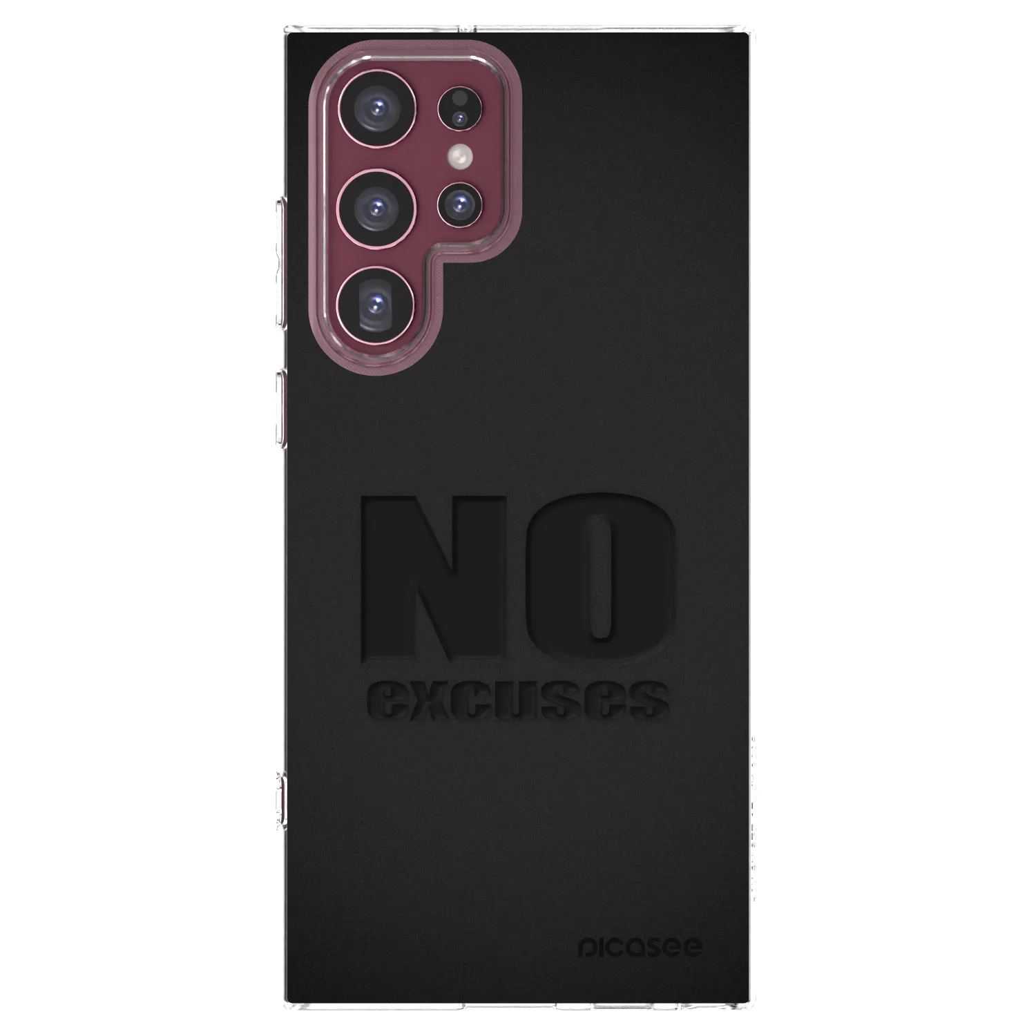 Picasee silikónový prehľadný obal pre Samsung Galaxy S22 Ultra 5G - No Excuses