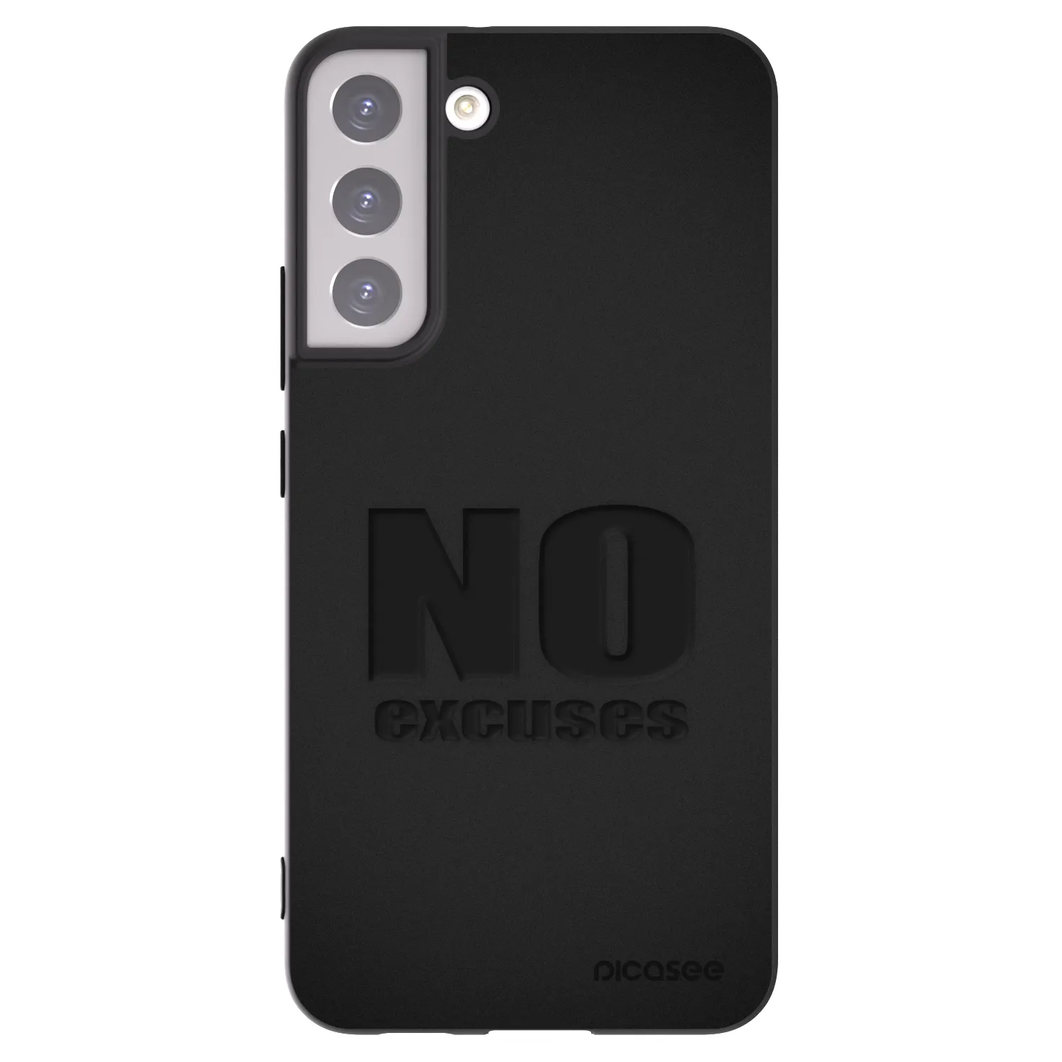 Picasee silikónový čierny obal pre Samsung Galaxy S22+ 5G - No Excuses