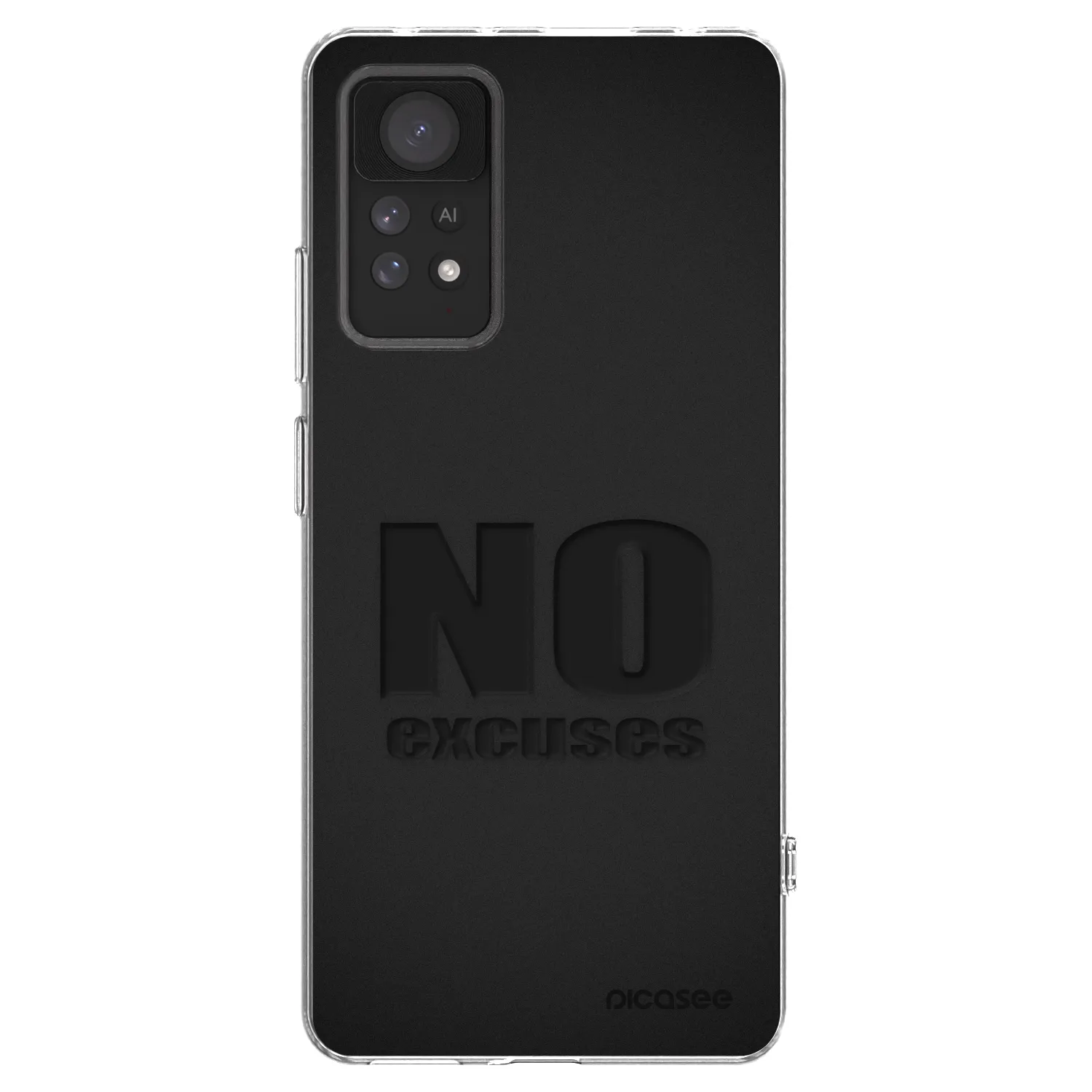 Silikónový prehľadný obal pre Xiaomi Redmi Note 11 Pro - No Excuses