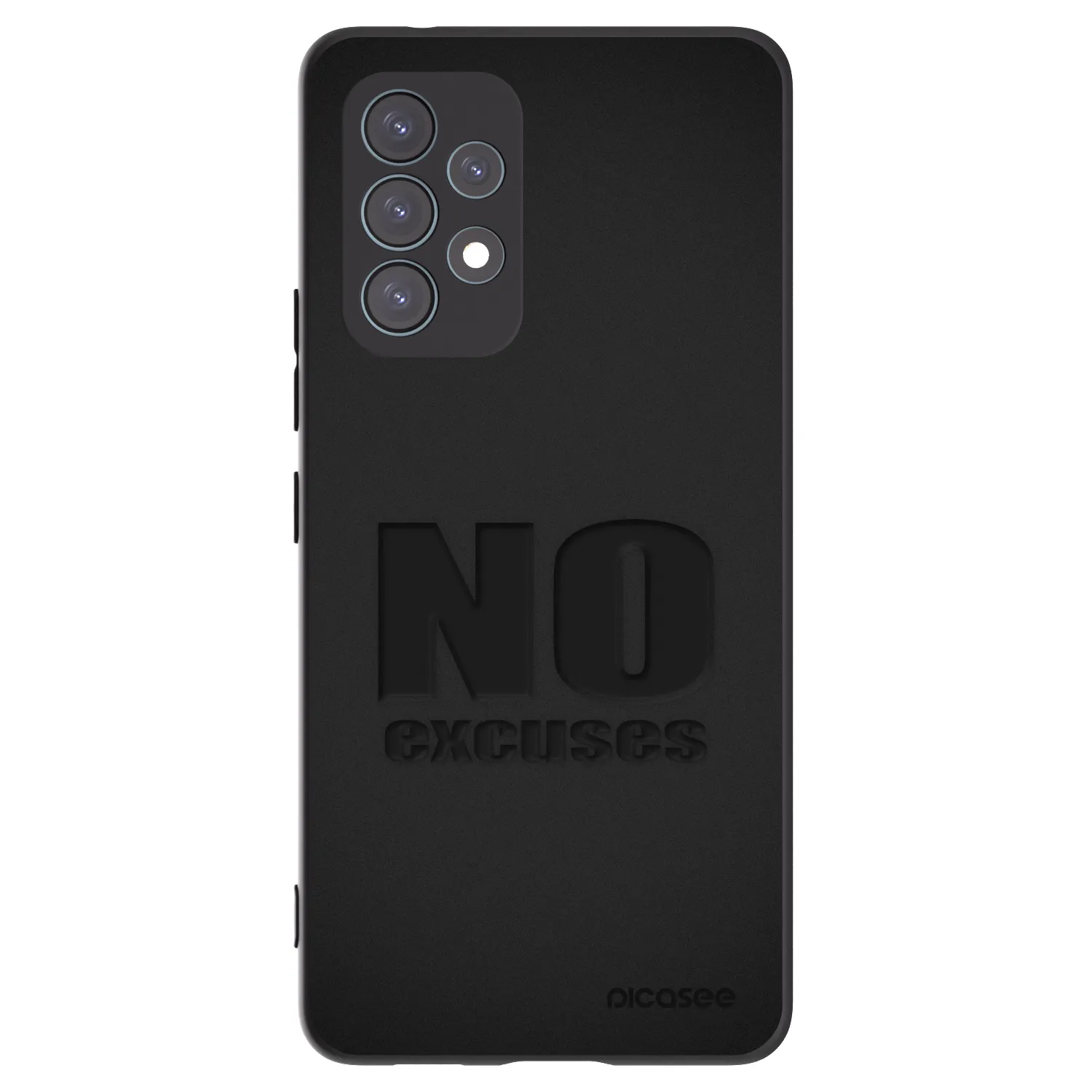 Picasee silikónový čierny obal pre Samsung Galaxy A53 5G A536 - No Excuses