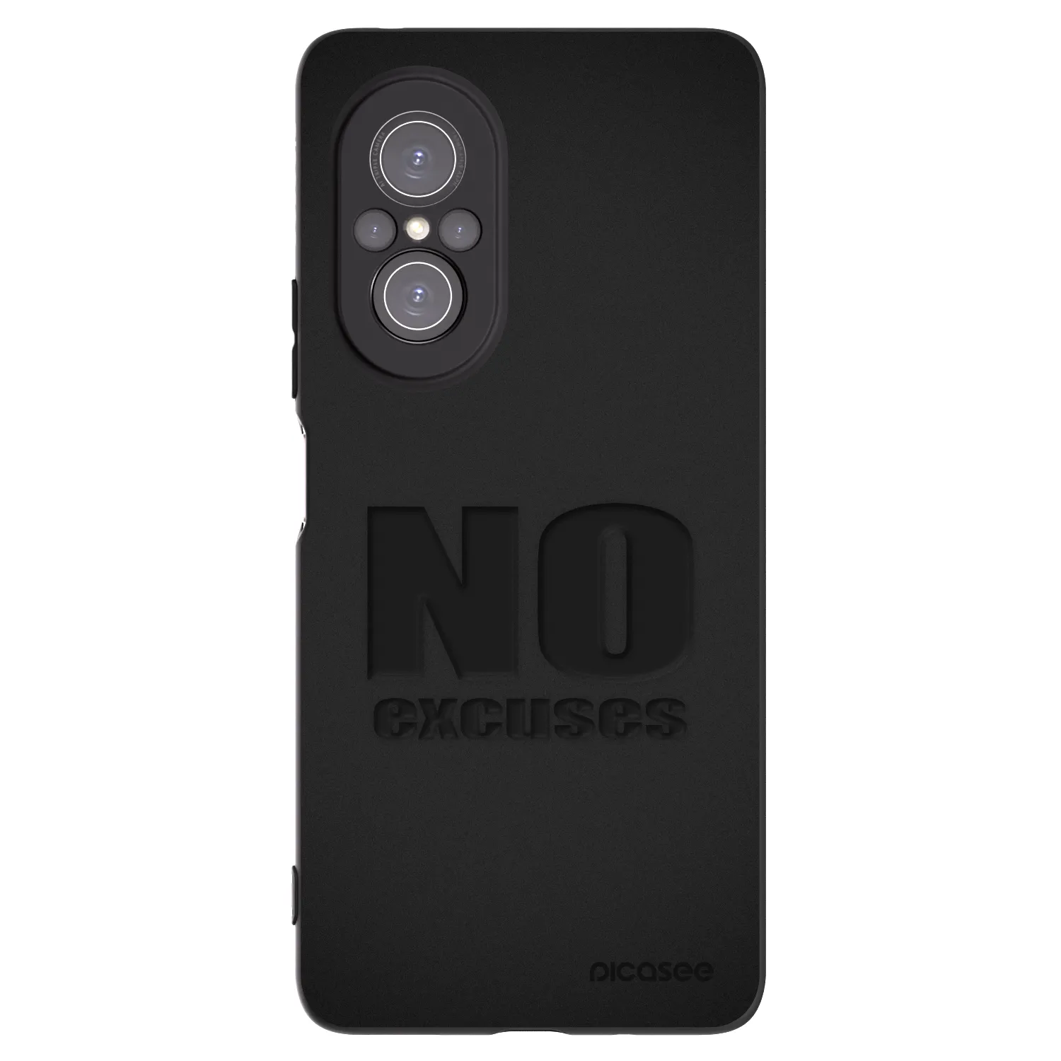 Picasee silikónový čierny obal pre Huawei Nova 9 SE - No Excuses
