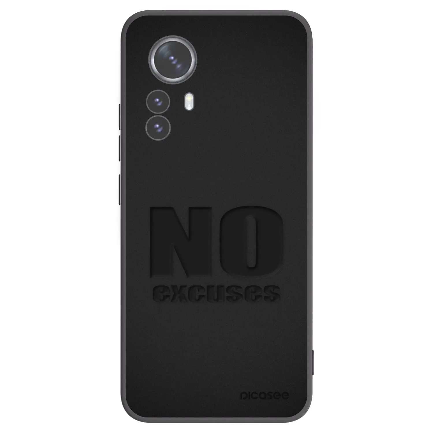 Picasee silikónový čierny obal pre Xiaomi 12 Pro - No Excuses